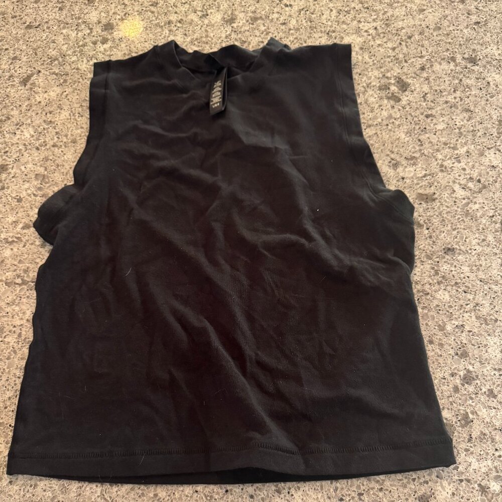 Skims Crop Tank Top- high neck